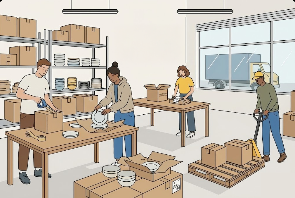 パート仕事風景